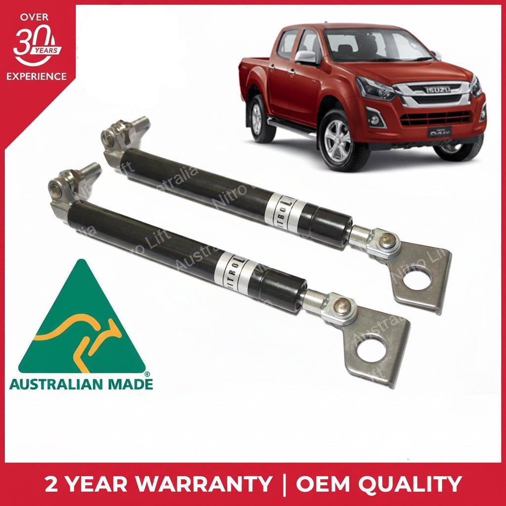 Isuzu D-Max DMax Rear Tailgate Slow Down Easy Up Strut Kit 2012-2018 (Pair)