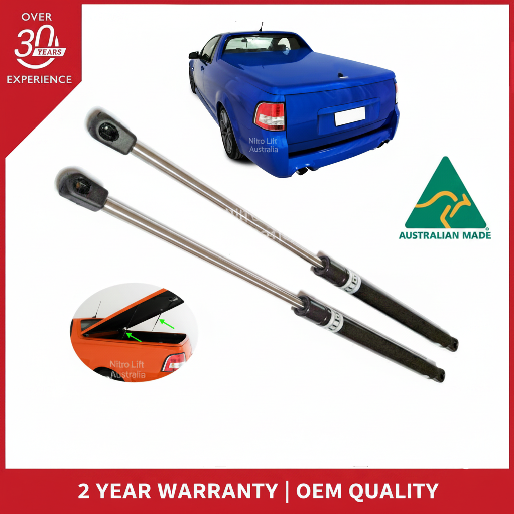 Holden VU VY VZ VE VF Ute Hard Lid Cover Gas Struts 525mm (Pair)
