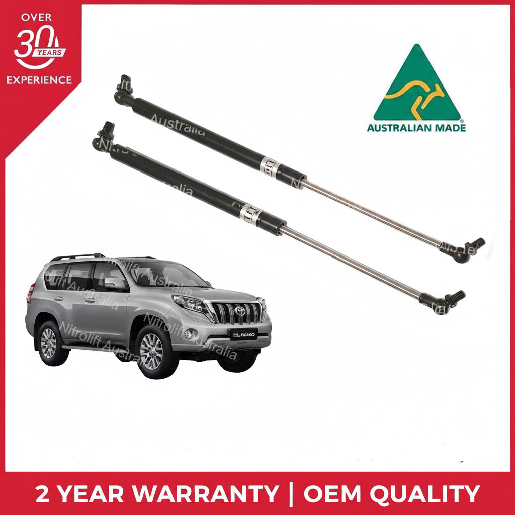 Toyota Landcruiser Prado 150 Series Bonnet Gas Struts 2009 On (Pair)