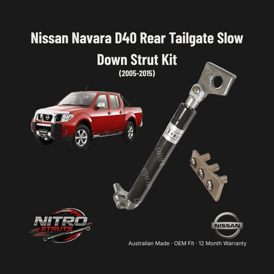 Nissan Navara D40 Rear Tailgate Slow Down Strut Kit 2005-2015 (Single) — Nitro Struts