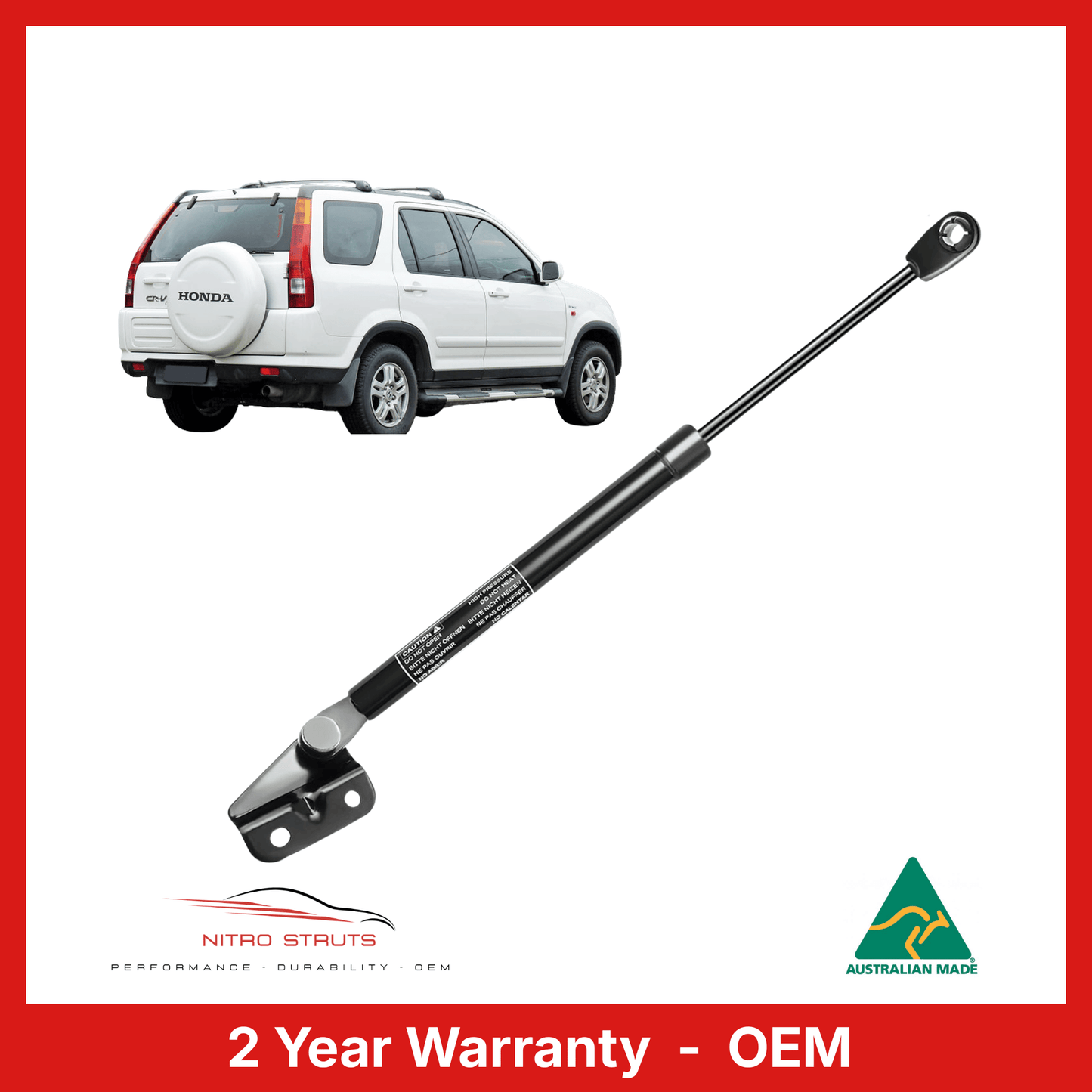 Honda CR-V RD Tailgate Gas Strut 2002-2006 550mm (Single) — Nitro Struts