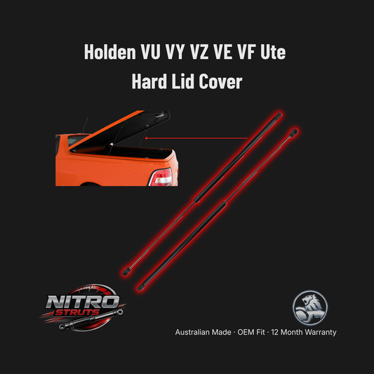 Holden VU VY VZ VE VF Ute Hard Lid Cover Gas Struts 700mm (Pair) — Nitro Struts