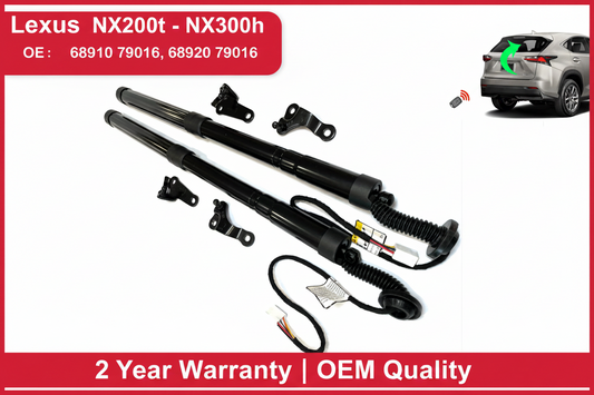 Lexus NX200t NX300h Electric Power Automatic Tailgate Lift Struts (Pair)