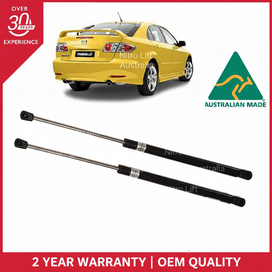 Mazda 6 Hatch Luxury Sports With Spoiler Tailgate Gas Struts 2002-2008 (Pair)