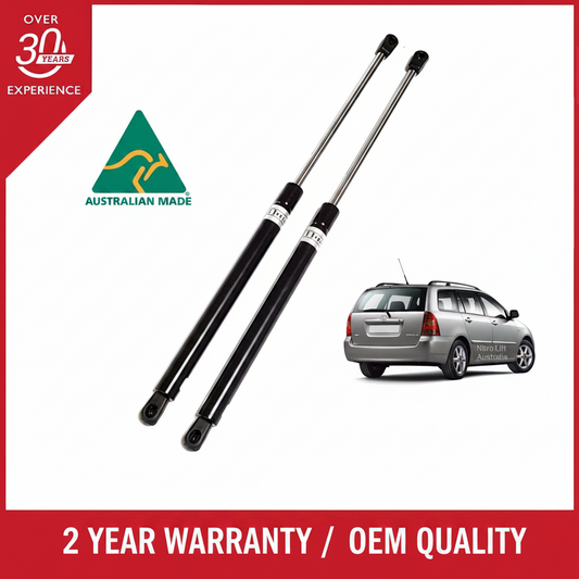 Toyota Corolla E120 ZZE122 Station Wagon Tailgate Gas Struts 2001-2007 (Pair)