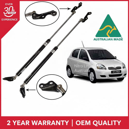Toyota Echo Hatchback Gas Struts 1999-2005 (Pair)