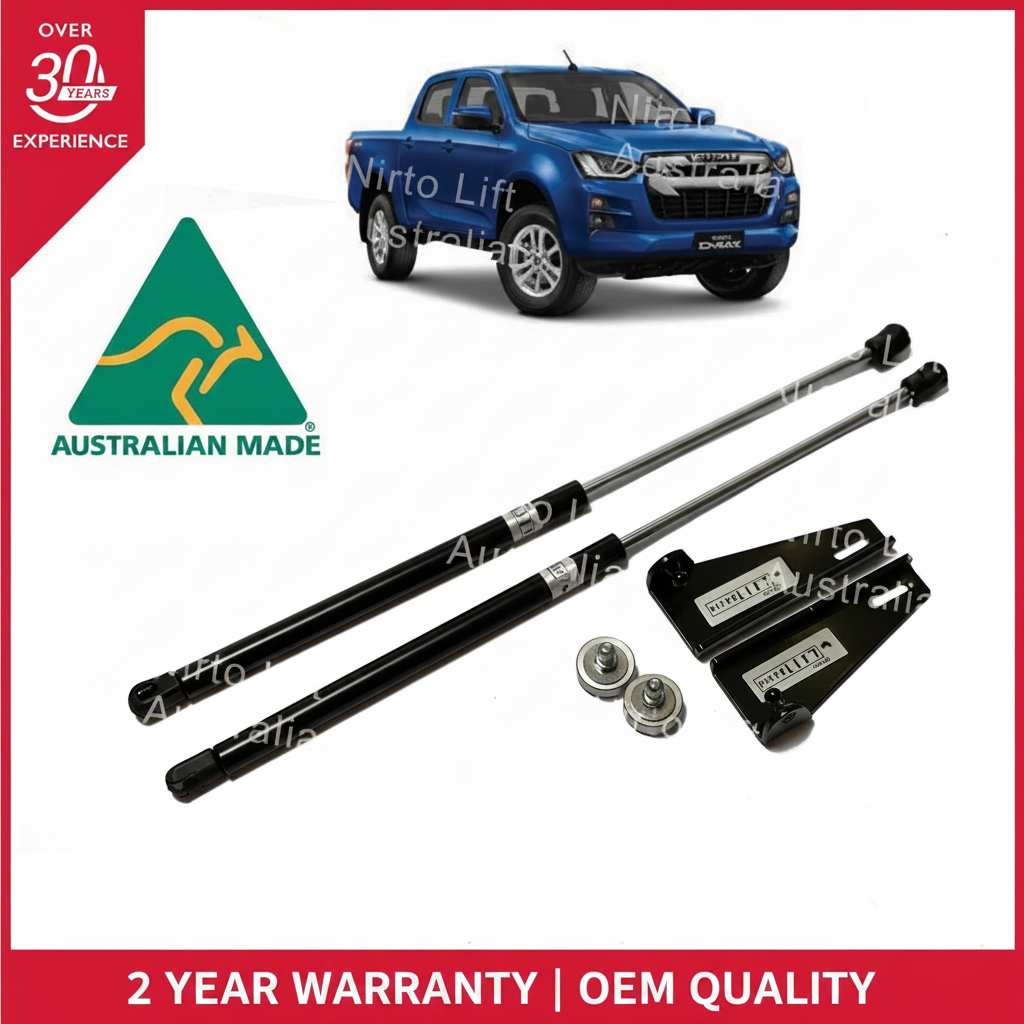 Isuzu D-Max DMax Bonnet Gas Strut Damper Conversion Kit 2020-2022