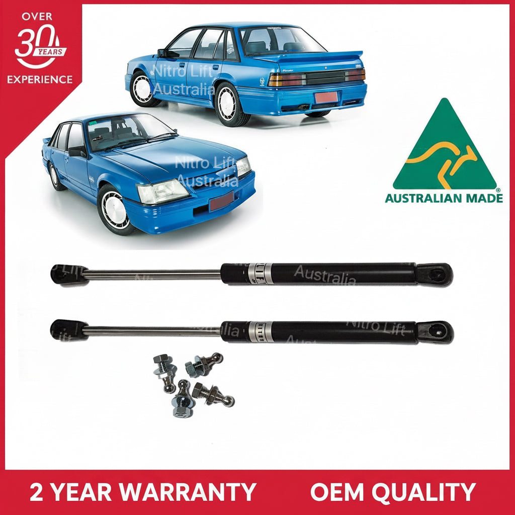 Holden Commodore VB VC Boot Gas Strut Kit With Spoiler Wing