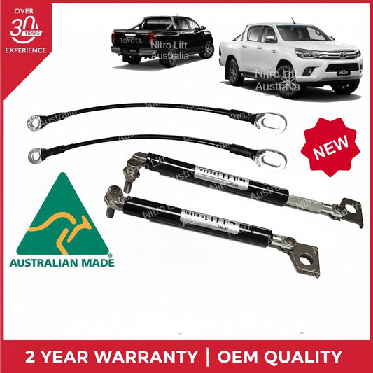Toyota Hilux SR5 Rear Tailgate Slow Down Easy Up Strut Kit
