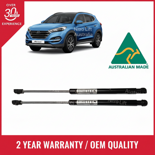 Hyundai Tucson JM Rear Windscreen Gas Struts 2004-2009 (Pair)