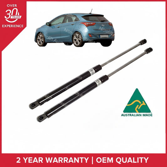 Hyundai i30 GD 2nd Gen Hatchback Tailgate Gas Struts 2012-2017 (Pair)