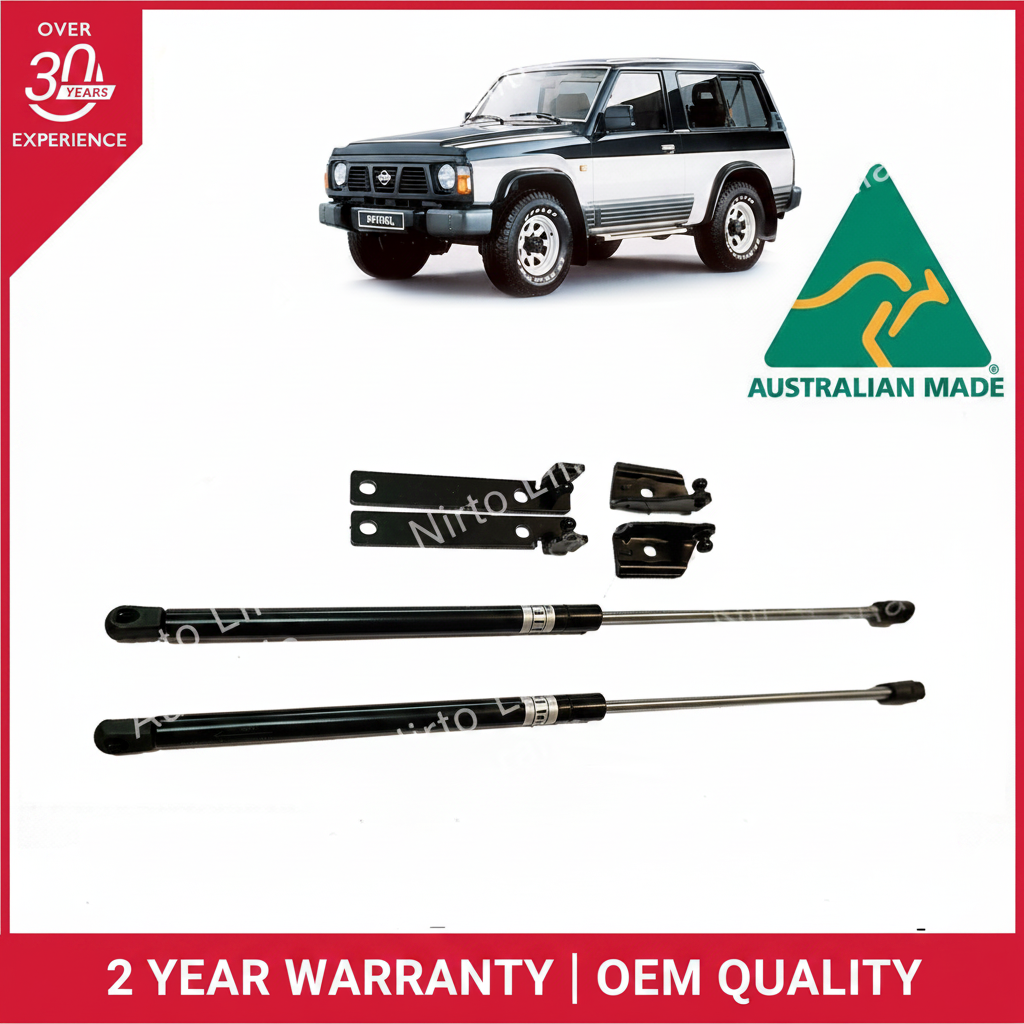 Nissan Patrol GQ Front Bonnet Gas Strut Conversion Kit 1988-1997