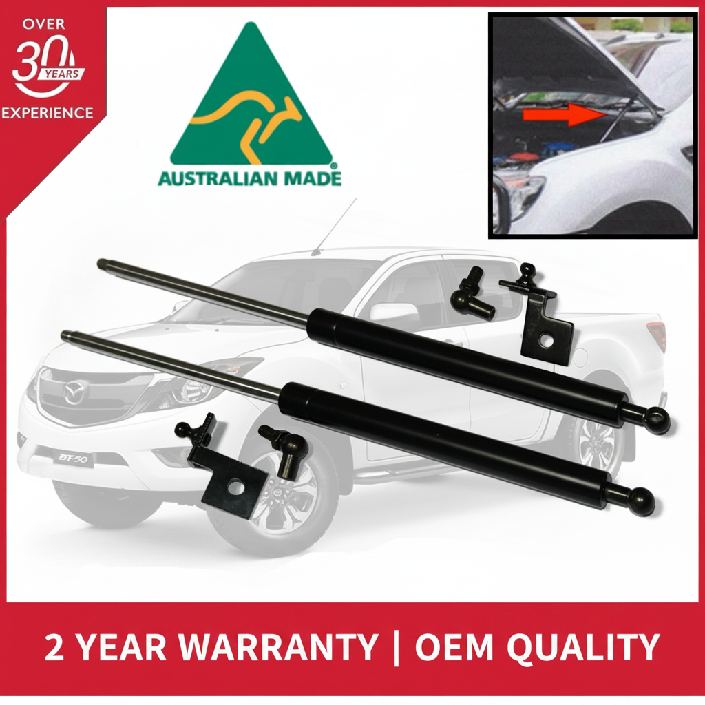 Mazda BT-50 Bonnet Gas Strut Damper Conversion Kit 2012-2018 (Pair)