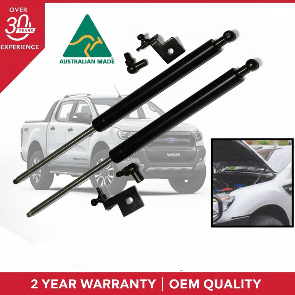 Ford PX Ranger Bonnet Gas Strut Damper Conversion Kit 2011-2018 (Pair)
