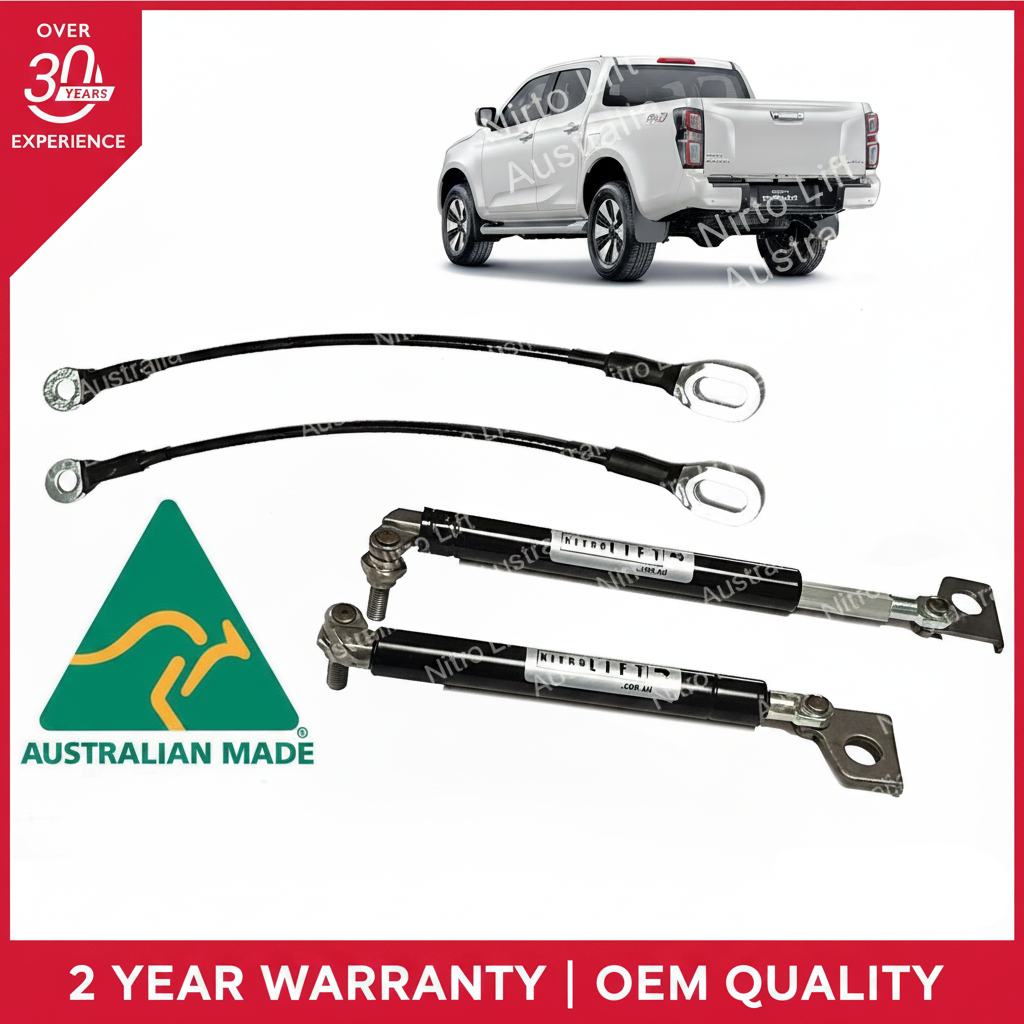 Isuzu D-Max DMax Rear Tailgate Slow Down Easy Up Strut Kit 2021