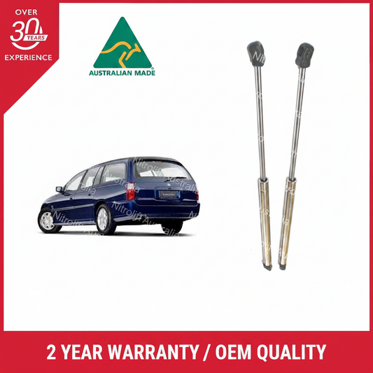 Holden Commodore VT VX VY Station Wagon Tailgate Stainless Steel Gas Struts (Pair)