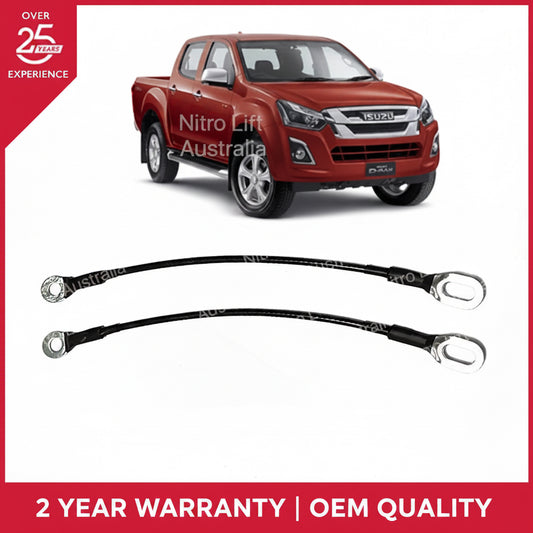 Isuzu D-Max DMax Tailgate Cables 2012-2019