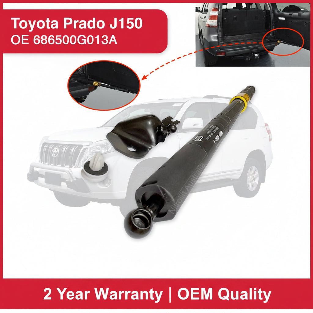 Toyota Landcruiser Prado J150 Back Door Safety Stopper Tailgate Strut 2009-2017