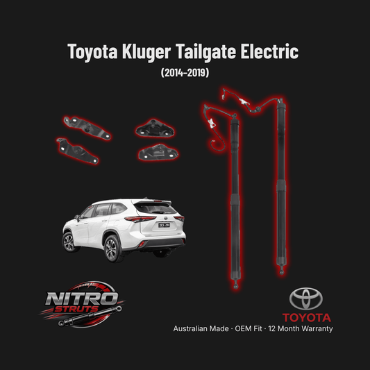 Toyota Kluger Rear Electric Power Automatic Tailgate Lift Gas Struts 2014-2019 (Pair) — Nitro Struts