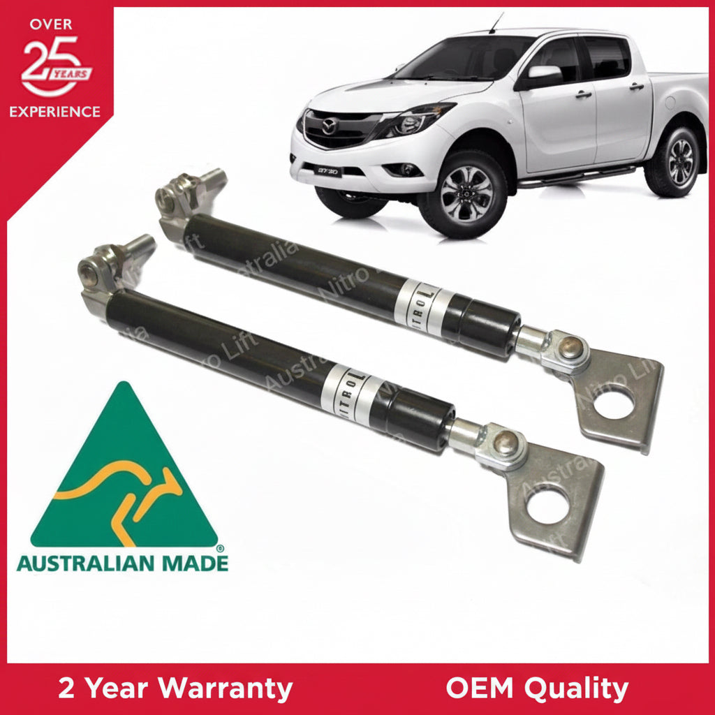 Mazda BT-50 Rear Tailgate Automatic Slow Down Easy Up Strut Kit 2012 On (Pair)